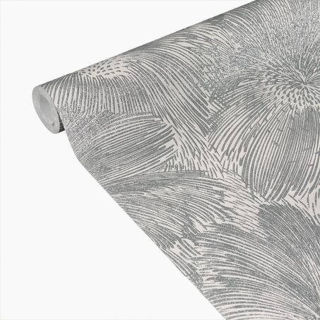 Papier peint intissé ARTIFICIO coloris gris perle
