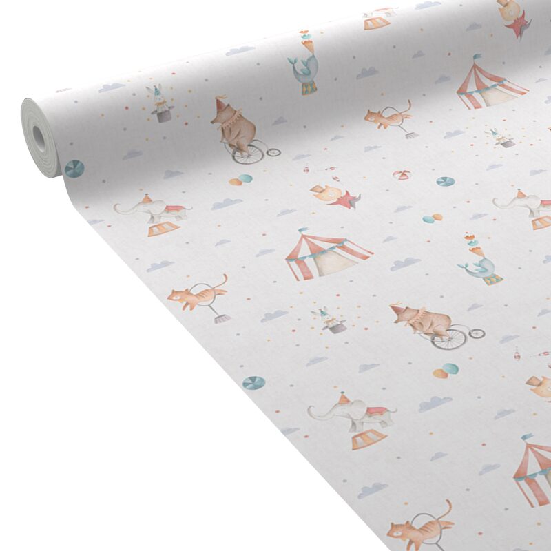 Papier peint intissé CIRCUS coloris multicolore