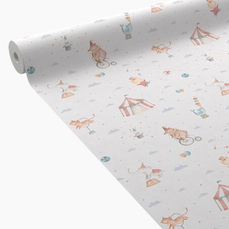 Papier peint intissé CIRCUS coloris multicolore