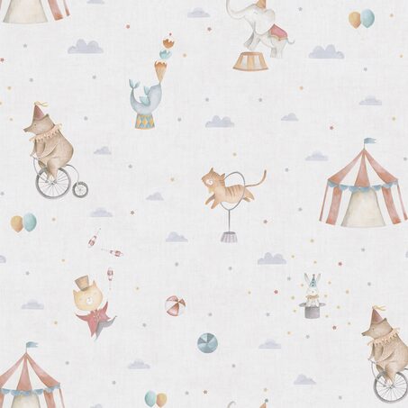 Papier peint intissé CIRCUS coloris multicolore