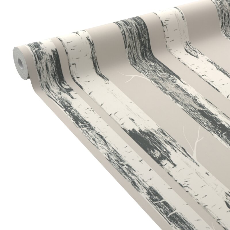 Papier peint intissé BETULA coloris beige clair