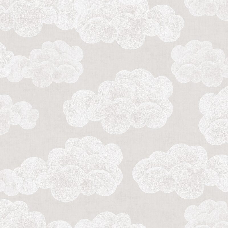 Papier peint intissé NUVOLE coloris rose pastel