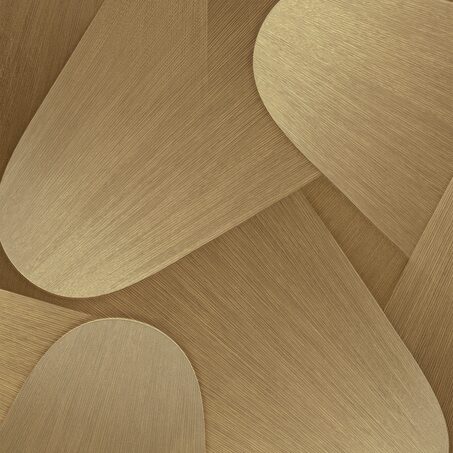 Papier peint intissé KARMEN coloris mordoré