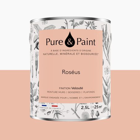 Pure and Paint Peinture Peinture Roseus 2,5 L