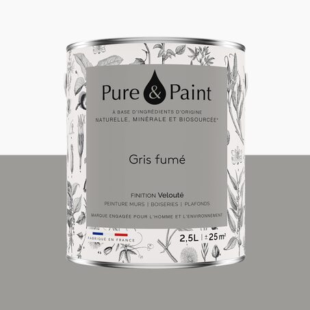 Pure and Paint Peinture Peinture gris fumé