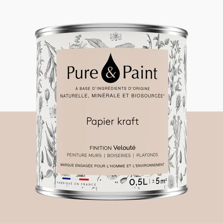 Pure and Paint Peinture Peinture papier kraft 0,5 L