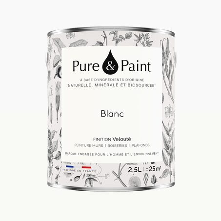 Pure and Paint Peinture Peinture blanc 2,5 L