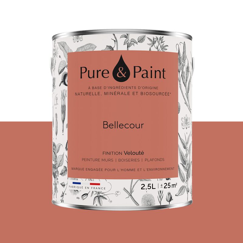 Peinture PURE AND PAINT Acrylique BELLECOUR Mat 2,5 L