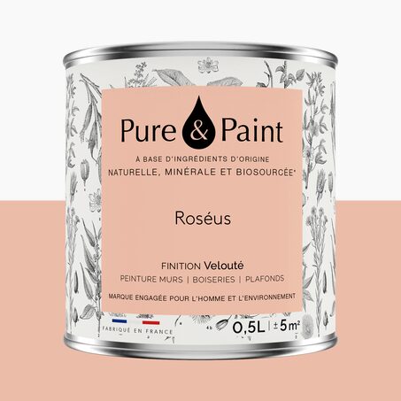 Pure and Paint Peinture Peinture Roseus 0,5 L