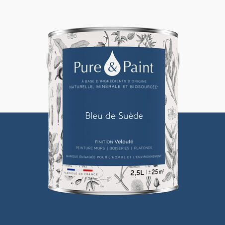 Pure and Paint Peinture Peinture Bleu de Suède