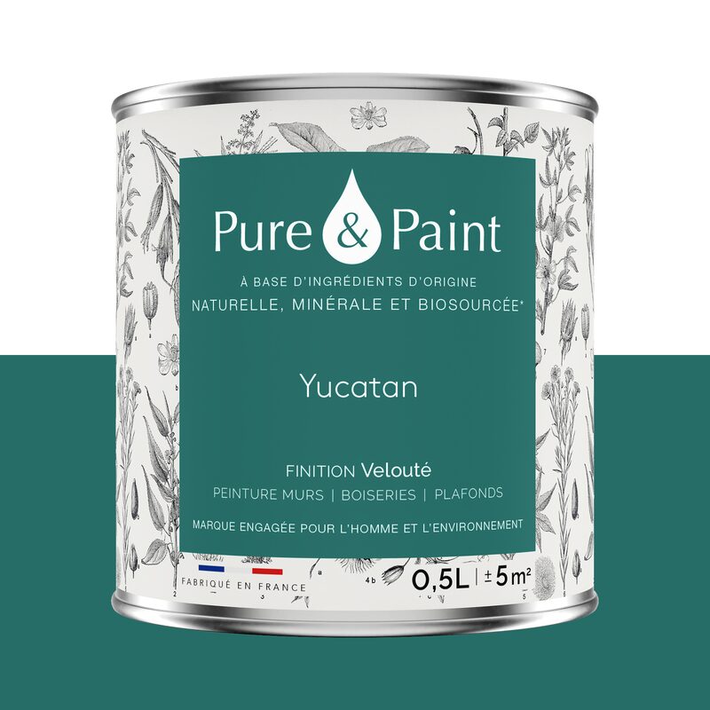 Peinture PURE AND PAINT Acrylique Yucatan Mat 0,5 L