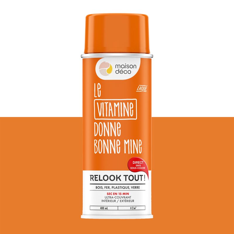 Maison déco Peinture  Acrylique vitamine Brillant 400 ML