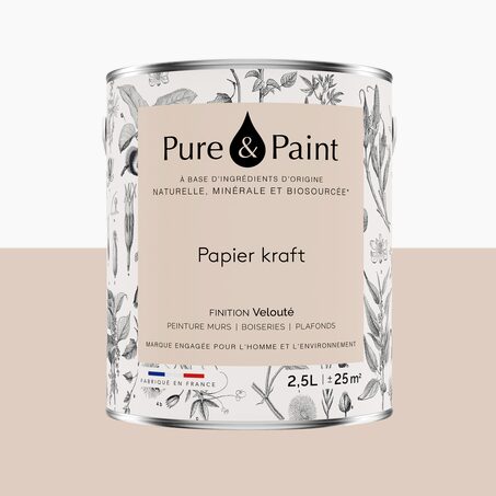 Pure and Paint Peinture Peinture papier kraft