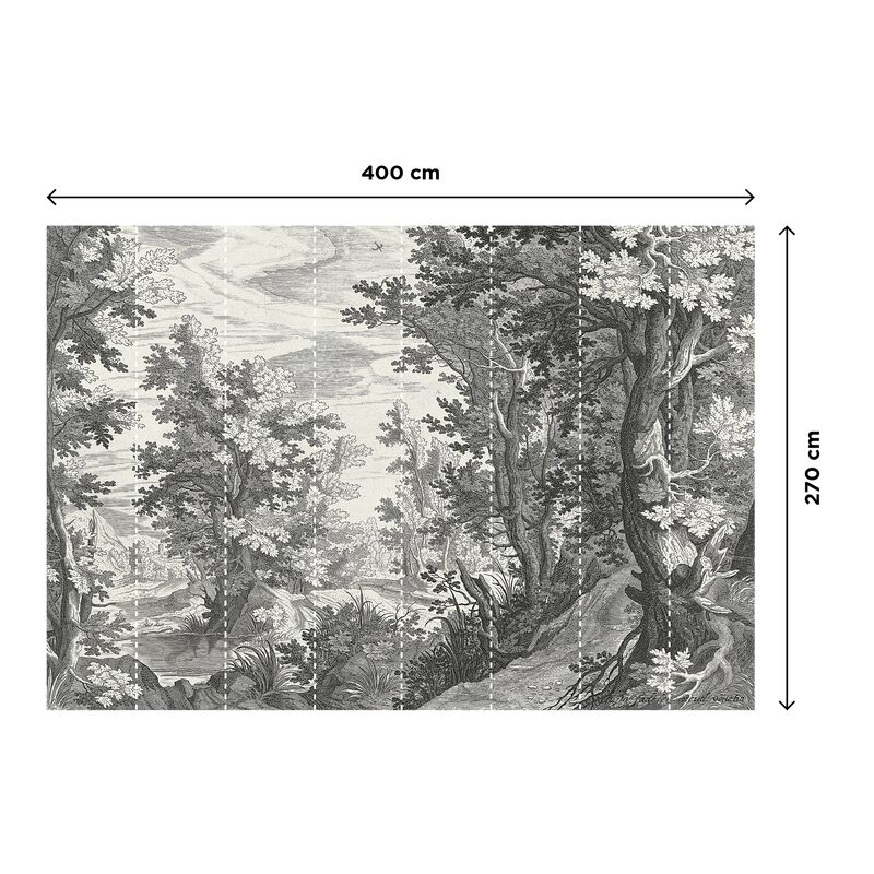 Papier peint panoramique XL FANCY FOREST 400 x 270 cm
