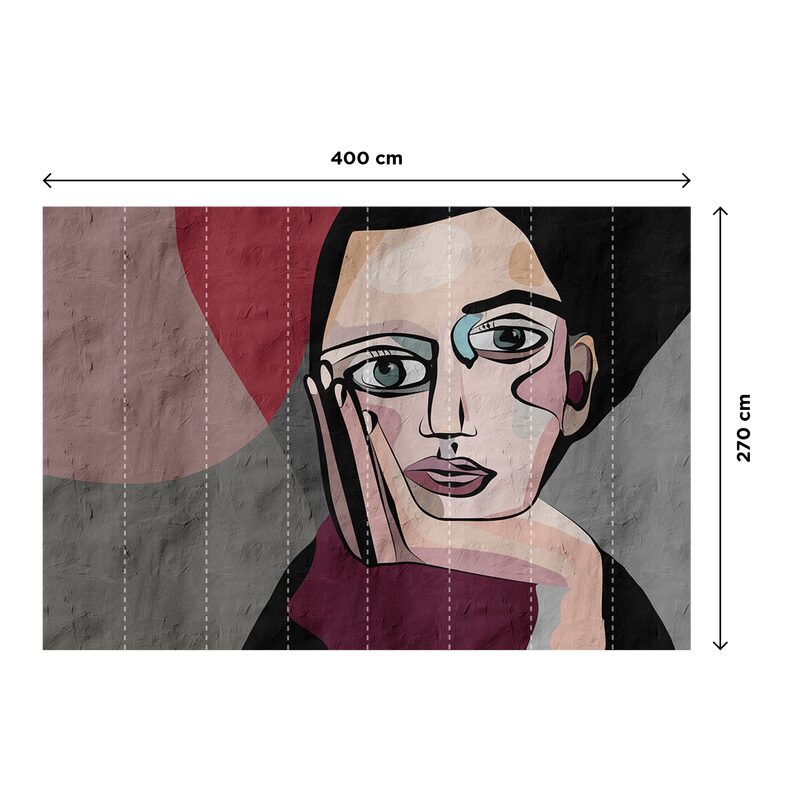 Papier peint panoramique XL CARMEN 400 x 270 cm