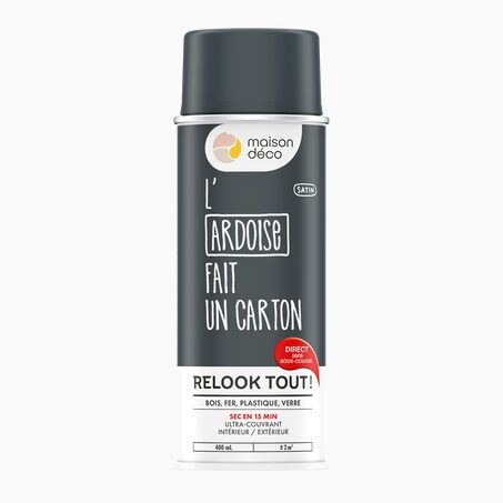 Relook tout aérosol Peinture Peinture ardoise Satiné 400 ML