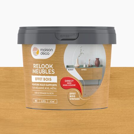 Relook meubles effet bois Peinture Peinture bois vintage 0,38 L