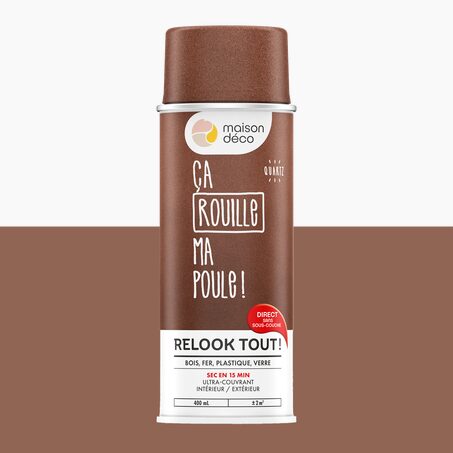 Relook tout aérosol Peinture Peinture rouille Satiné 0,4 L