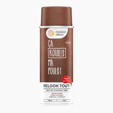 Relook tout aérosol Peinture Peinture rouille Satiné 400 ML