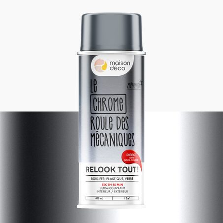 Relook tout aérosol Peinture Peinture chrome Brillant 0,4 L