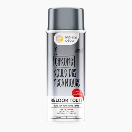 Relook tout aérosol Peinture Peinture chrome Brillant 400 ML