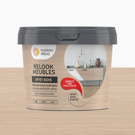 Relook meubles effet bois Peinture Peinture bois flotté 0,38 L