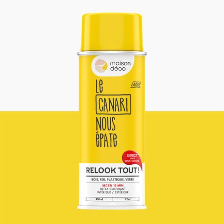 Relook tout aérosol Peinture Peinture canari Brillant 0,4 L