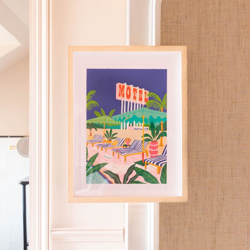 Peinture par numéros THE MOTEL POOL