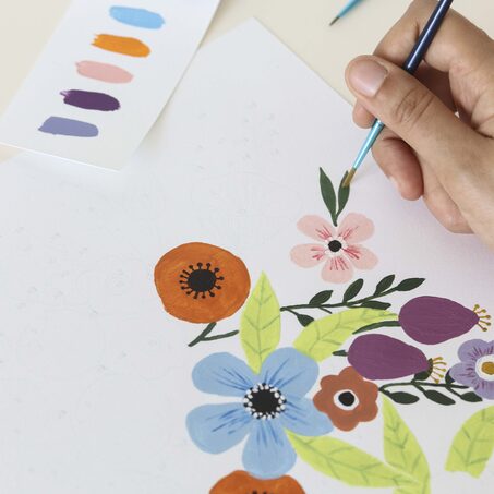 Peinture par numéros FLOWERS