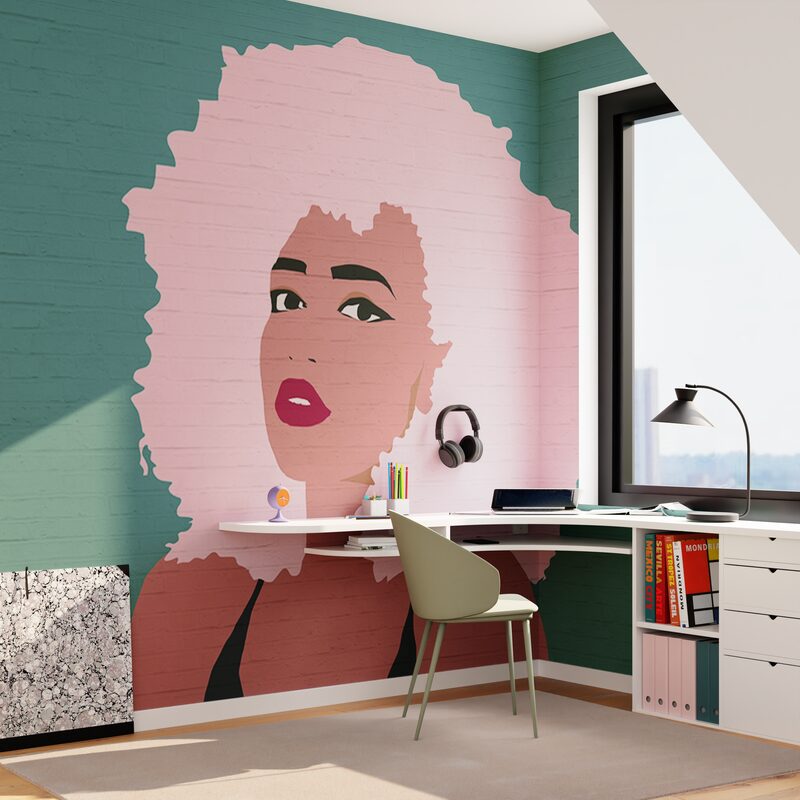Papier peint panoramique XL BILLIE 400 x 270 cm