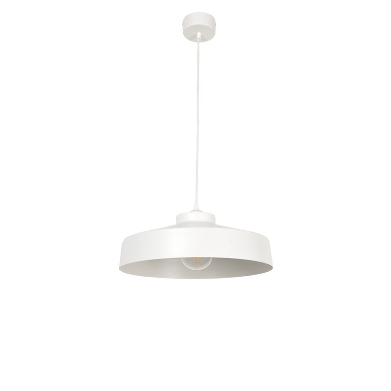 Suspension ARCHI coloris blanc 15 x 41 cm