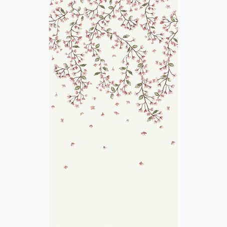 4MURS Papier peint panoramique L LADY BLOSSOM 159 x 280 cm