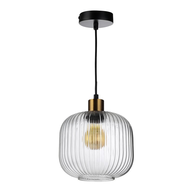 Suspension LEDA coloris transparent 19 x 20,5 cm