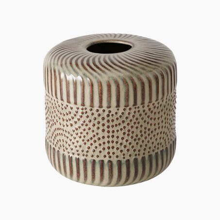 Vase LOU coloris marron