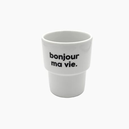 Félicie aussi Gobelet MA VIE coloris blanc