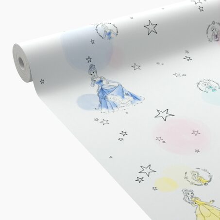 Papier peint intissé DISNEY PRINCESSES coloris multicolore