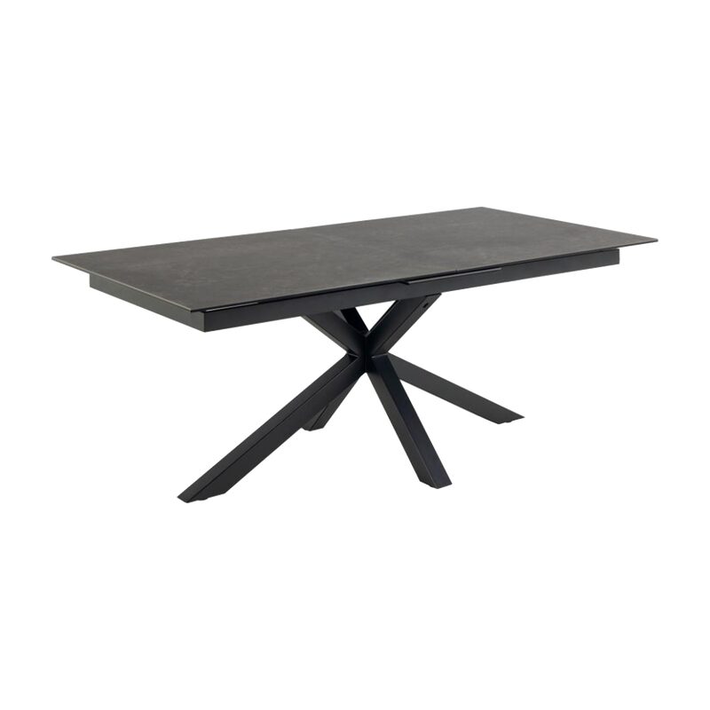 Table extensible ADAM coloris anthracite 100 x 200 cm