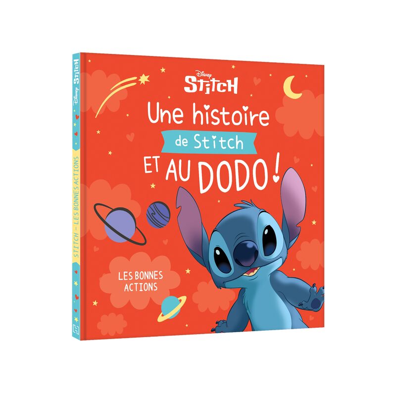 Livre enfant UNE HISTOIRE DE STITCH ET AU DODO ! - LES BONNES ACTIONS