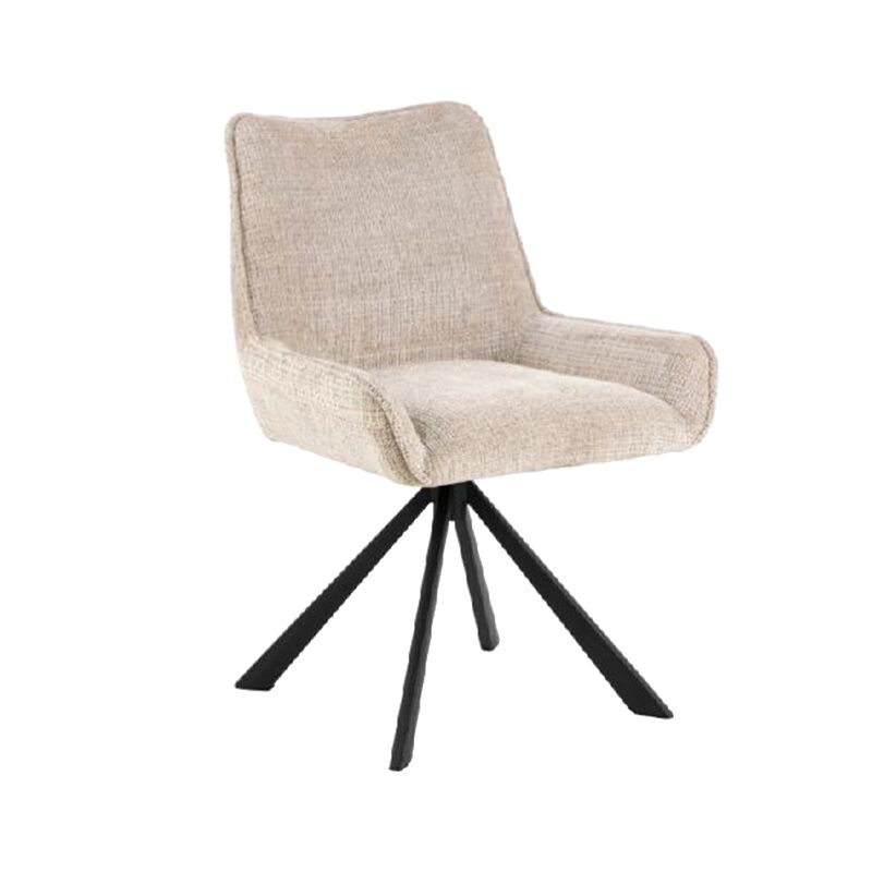 Fauteuil pivotant avec retour automatique MURPHY coloris beige
