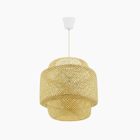 Suspension CABANA coloris beige 26 x 30 cm