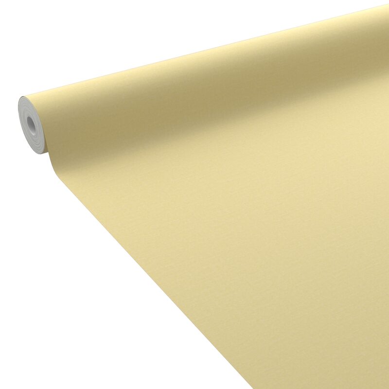 Papier peint intissé FLORENTINE coloris Jaune beurre