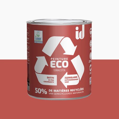 ECO ID Peinture ECO Peinture terracotta Satiné 0,5 L