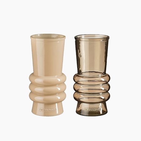 Vase ELLES coloris beige