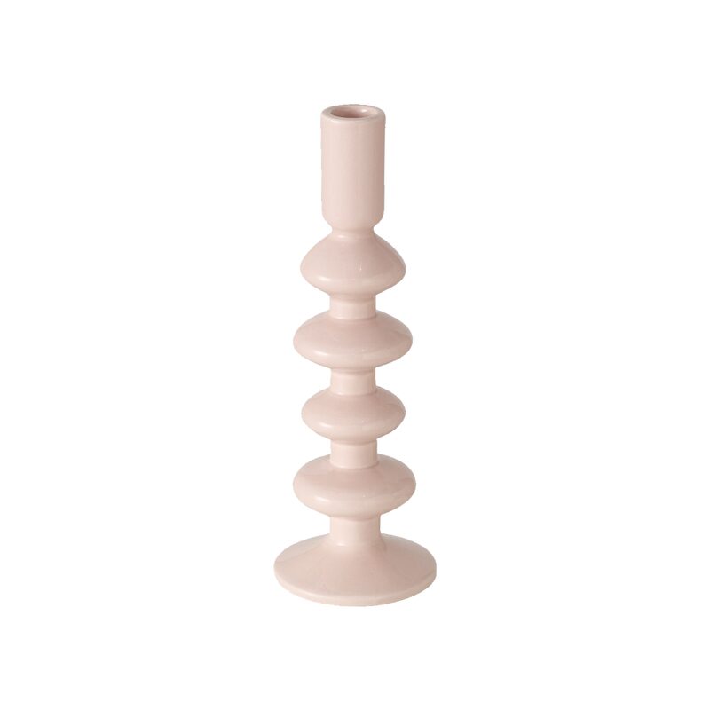 Bougeoir LUNA ROSE coloris rose