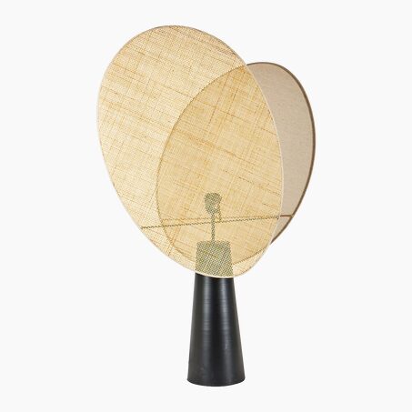 Ostaria Lampadaire ALMERIA coloris noir/beige