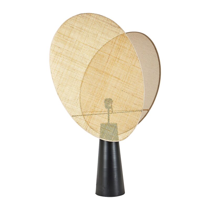 Lampadaire ALMERIA coloris noir/beige