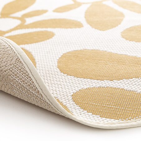 Tapis extérieur LAGOON coloris jaune/beige 160 cm