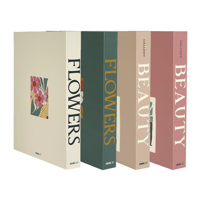 Livre décoratif FLOWER coloris multicolore