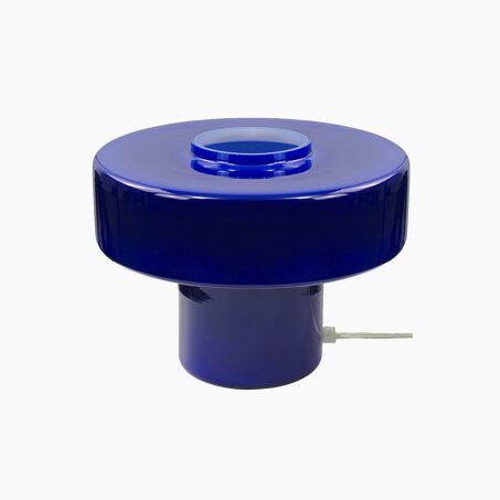 Lampe à poser FOZA coloris bleu 19 x 25 cm