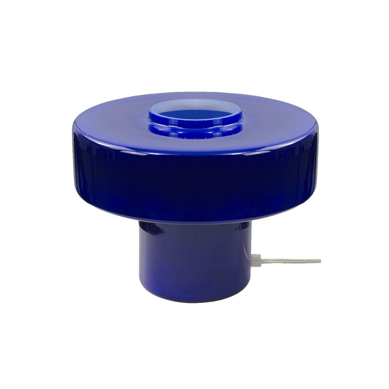 Lampe à poser FOZA coloris bleu 19 x 25 cm
